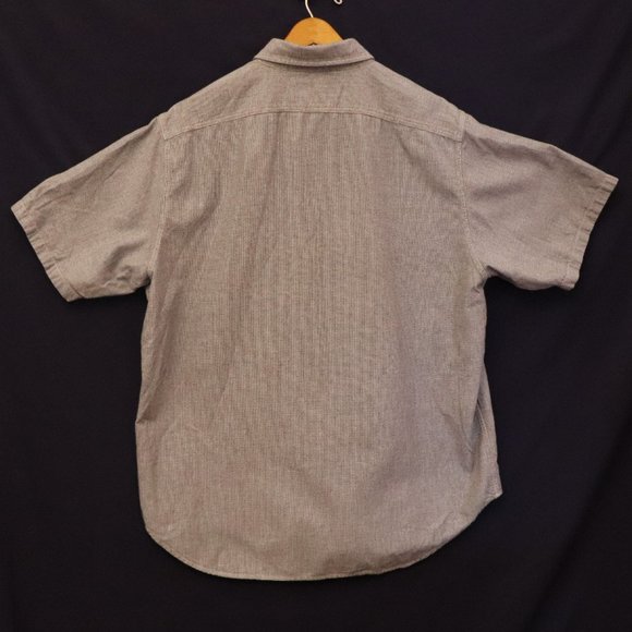 Polo Jeans Co. Vintage short sleeve Chambray button Shirt light blue men's large - Picture 5 of 7